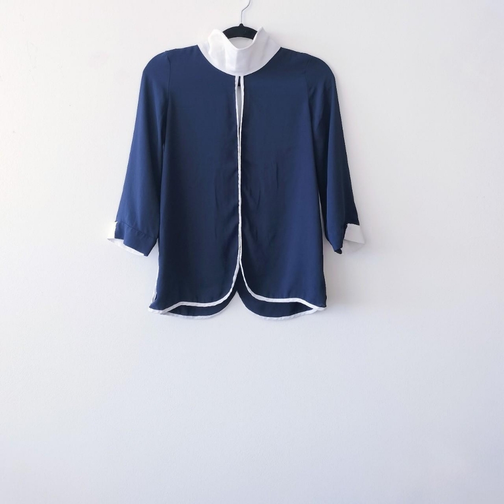 Zara Mock Neck Top
